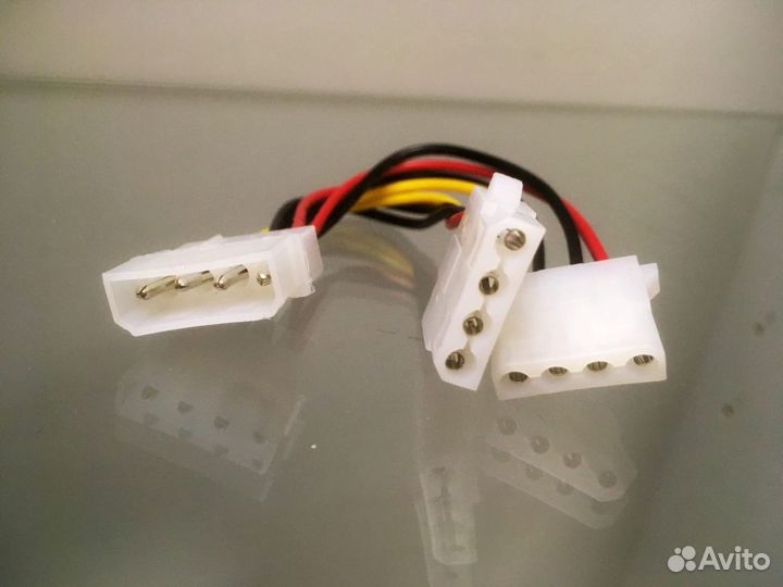 Кабель Molex to 2xMolex Разветвитель питания Bion