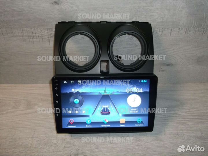 Магнитола Nissan Qashqai j10 Android GPS WiFi