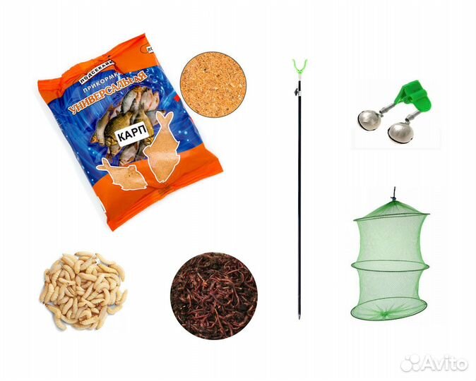 Удочка в сборе для дальнего заброса