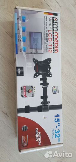 Кронштейн для монитора armmedia lcd-t12