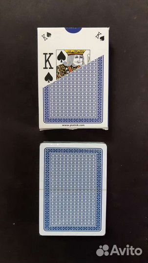 Карты покерные пластик