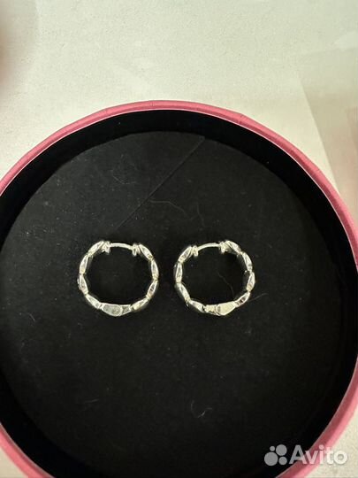 Серебряные серьги Tous