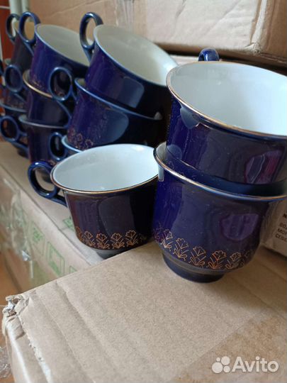 Кофейник+ 12 шт. Чашечки кофейные