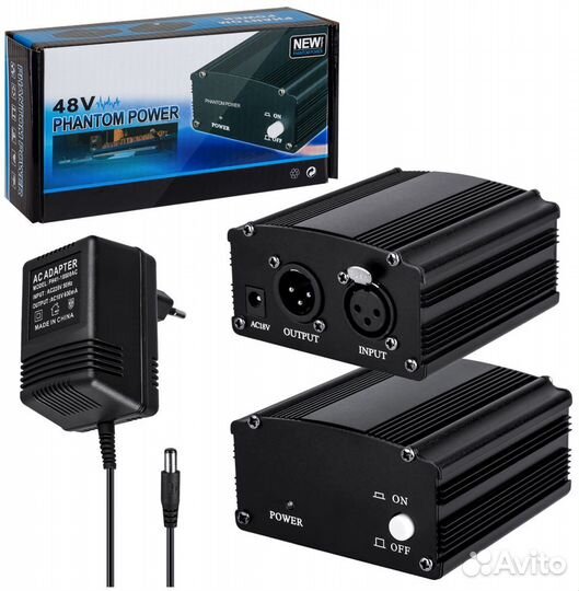Фантомное питание для микрофона 48V