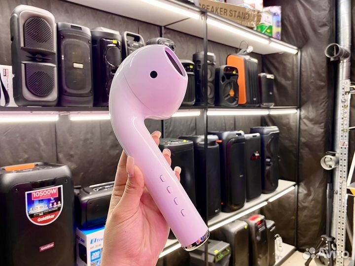 Колонка наушник Airpods на подставке 200Вт