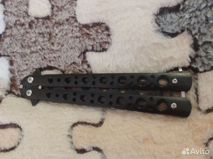 Нож бабочка игрушечный железный