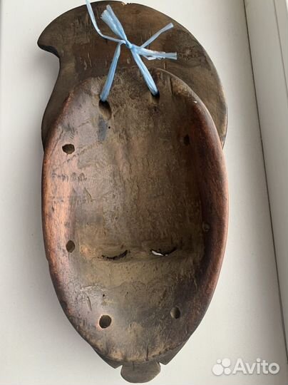 Винтажная Маска народа Baule Кот-Дивуар