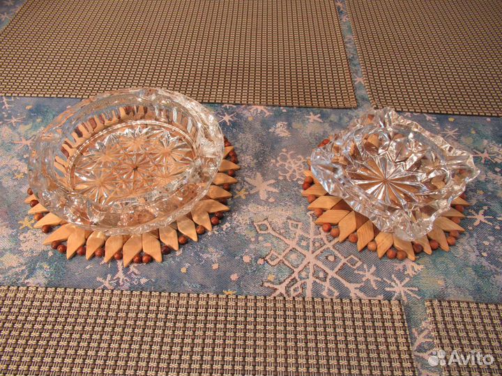 Хрустальные салатницы, пепельницы СССР. Зеленоград