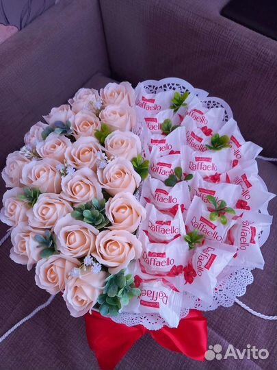 Букет из мыльных роз
