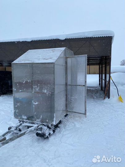 Сани для снегохода зимней рыбалки