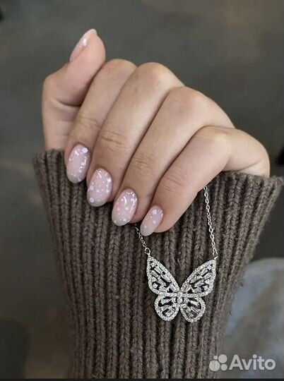 Подвеска бабочка женская бижутерия