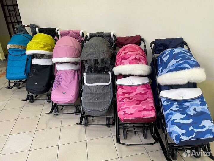 Сани коляска детские