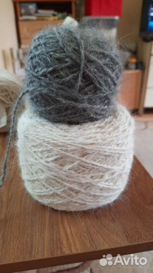 Пряжа из пуха кролика, Цена за 100гр