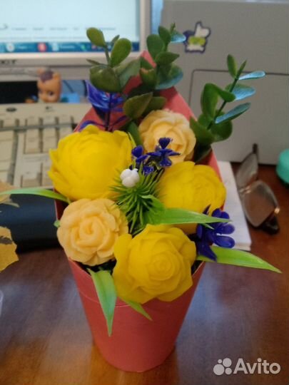 Букеты из мыла ручной работы