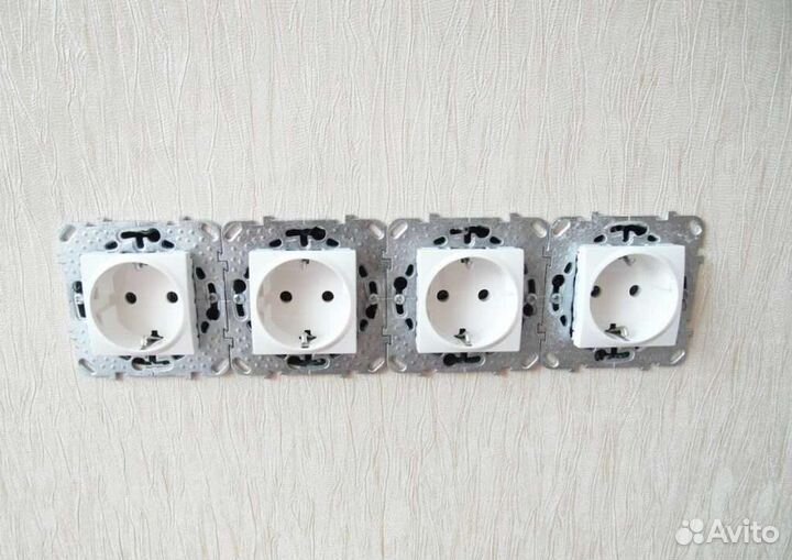 Штробление стен под розетки и проводку