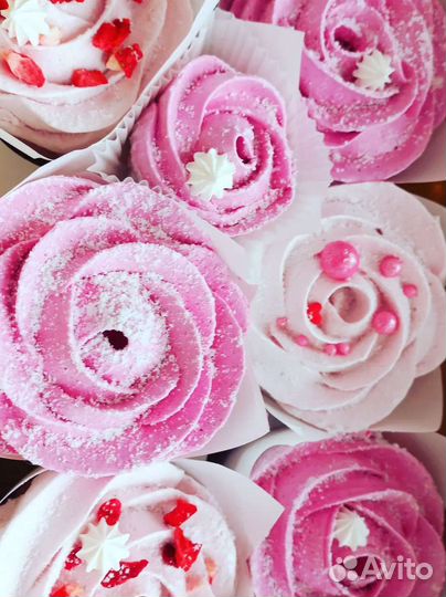 Сладкие букеты из полезного зефира