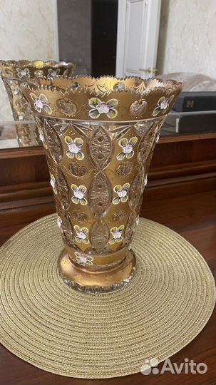 Ваза хрустальная