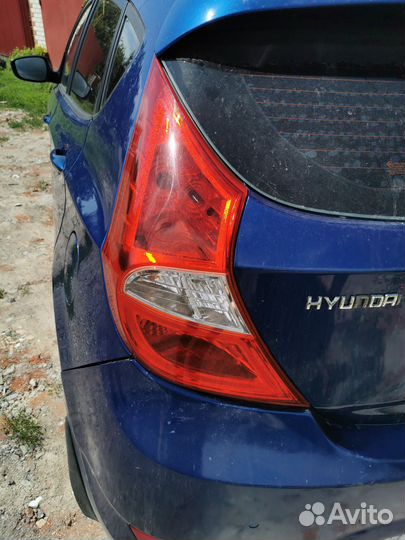 Задний фонарь hyundai solaris хэтчбек