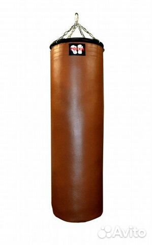 Боксерский мешок коричневый рокки натуральная кожа
