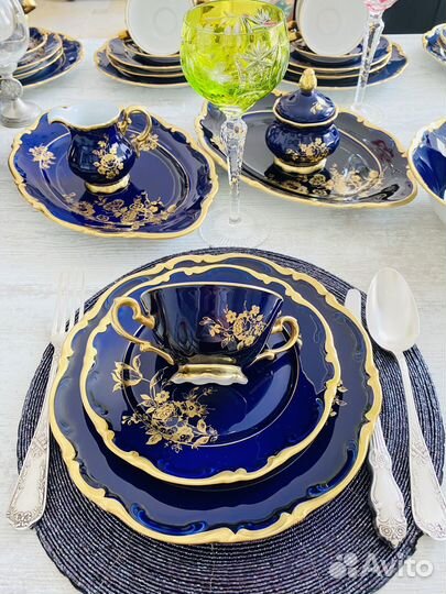 Сервиз чайно-столовый Echt Cobalt Germany