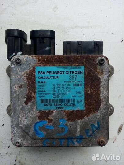 Блок управления усилителя руля citroen C-3