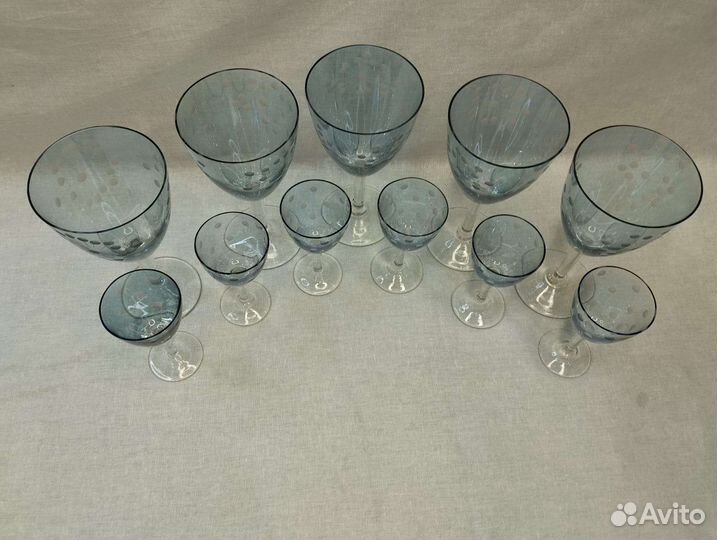 Фужеры рюмки СССР 50 е