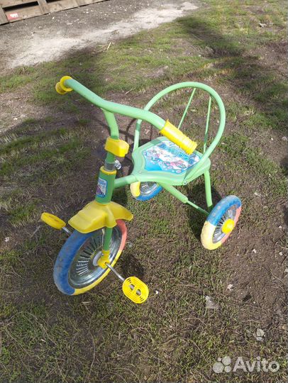 Детский трехколесный велосипед бу