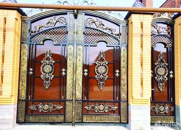 Кованые ворота