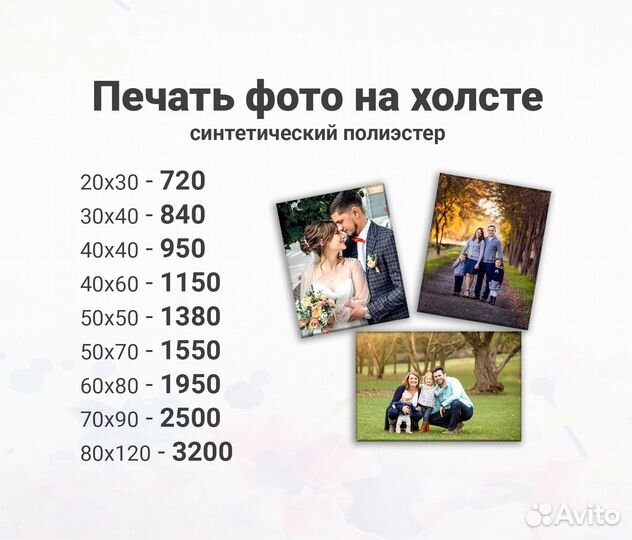 Портреты по фото на холсте в Астрахани от 1 дня