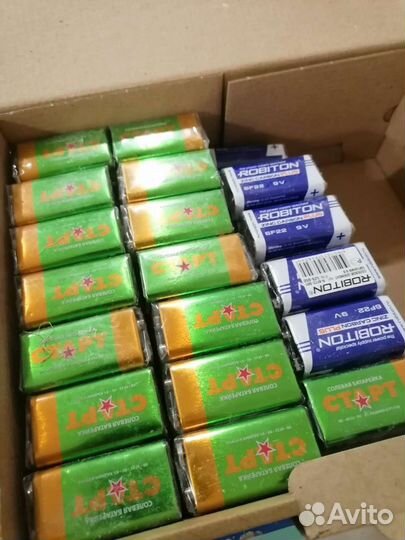 Батарейки 9v Крона