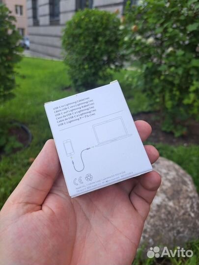 Зарядный шнур на iPhone