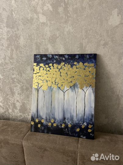 Интерьерная картина «Золотой лес»