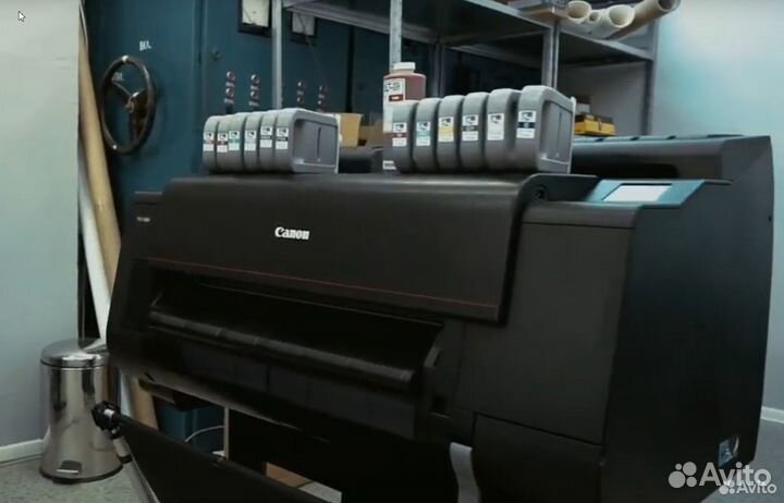 Печатный станок для холстов, плёнок, банера, бумаг