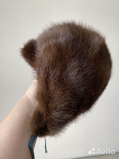 Шапка норковая детская