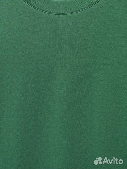 Лонгслив Mango зеленый