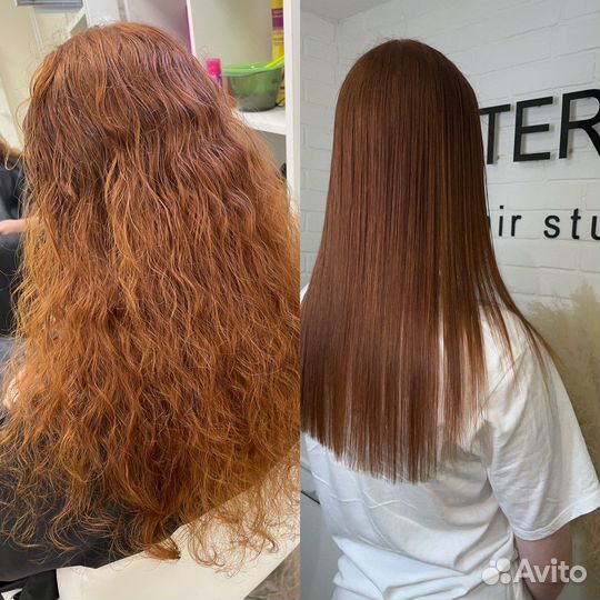 Кератиновое выпрямление