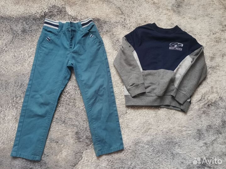 Вещи пакетом на мальчика 104 110