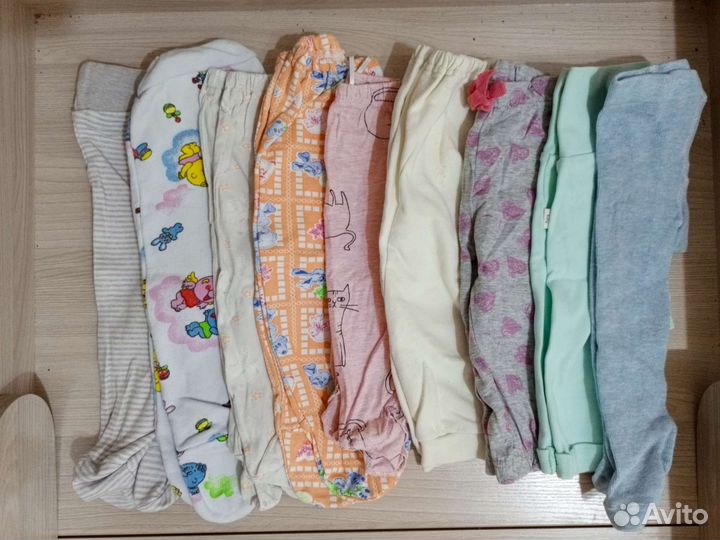 Одежда пакетом для девочки 56 62 68