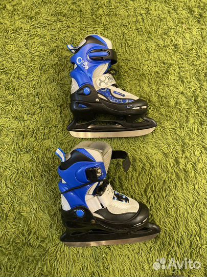 Коньки раздвижные ледовые Tech Team