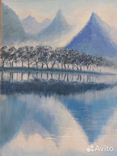 Картина маслом на холсте пейзаж