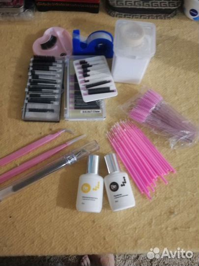 Ресницы для наращивания бу