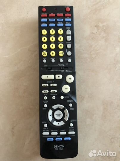 Ресивер denon пульт rc-1002