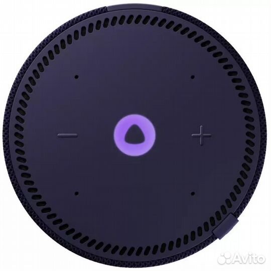 Умная колонка Яндекс.Станция Мини с часами синий