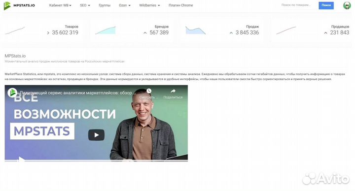 Складчина mpstats / мпстатс / мпстат доступ