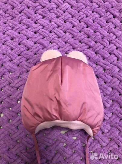 Шапка зимняя для девочки 46 размер