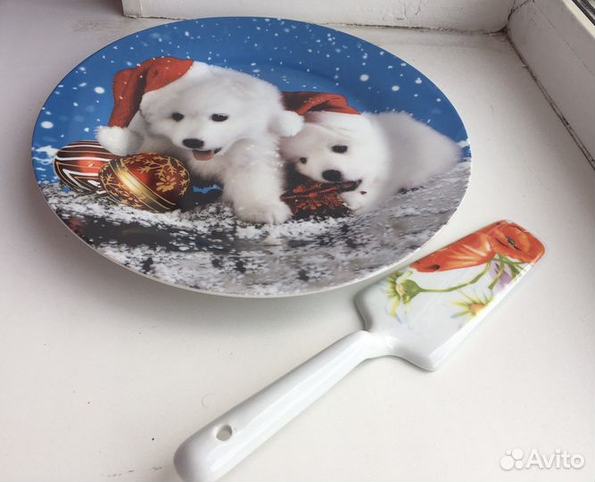 Блюдо для торта в упаковке