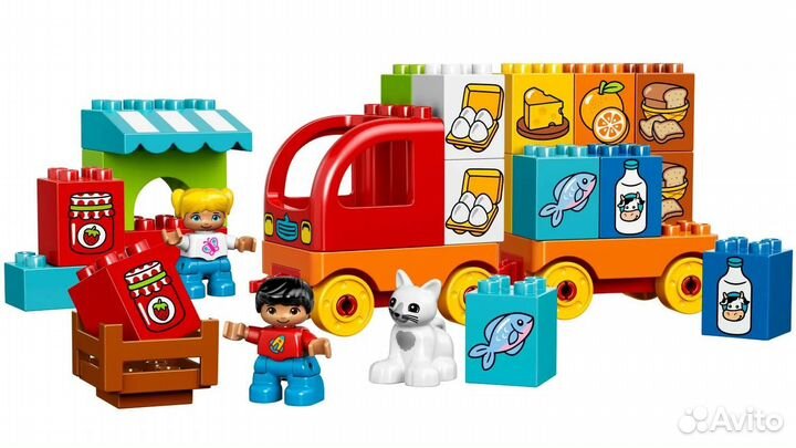 Lego duplo фургон с продуктами
