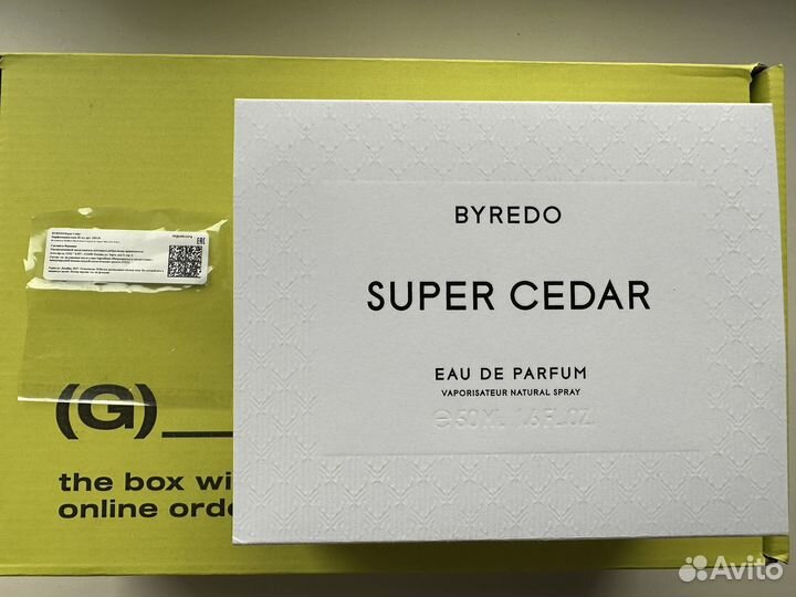 Парфюмерная вода byredo super cedar оригинал