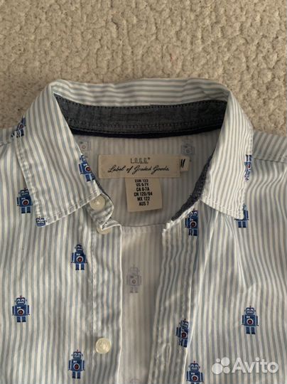 2 рубашки H&M 122