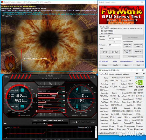 RTX 3080 / 3070ti / 3060ti / 3060